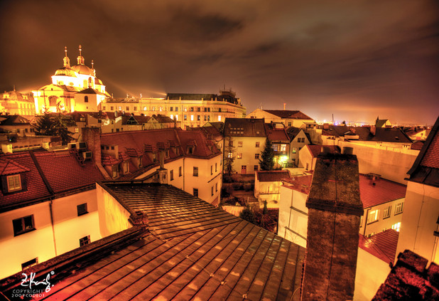 Olomouc v noci HDRfoto Code01
